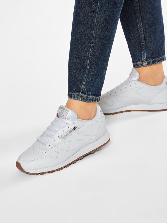 Reebok Tenisice Reebok Cl Lthr 49803 Bijela