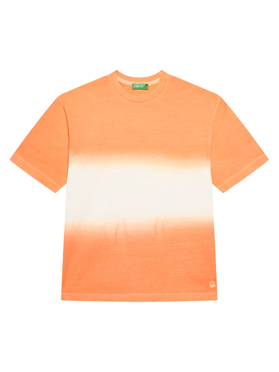 United Colors Of Benetton United Colors Of Benetton T-shirt 3NPDC10OL Narančasta Regular Fit