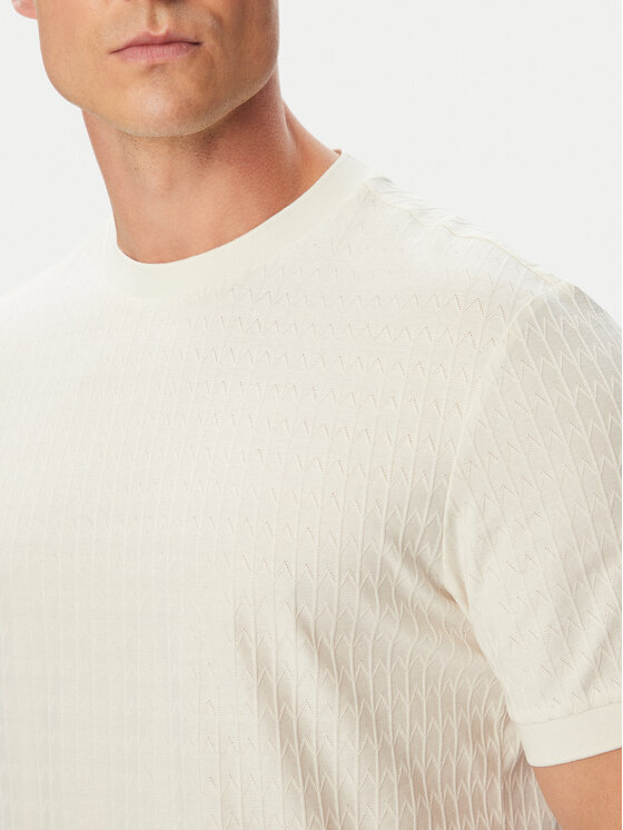 BOSS BOSS Camiseta H-Thompson 321 50567970 Crema Regular Fit