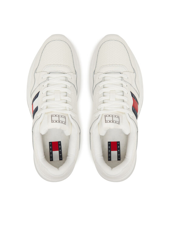 Tommy Jeans Sneakers Tommy Jeans Tjm Retrocasual Runner EM0EM01528 Alb