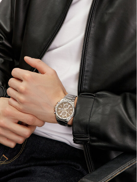 Casio Pulkstenis Casio Edifice Chronograph EFV-640D-1AVUEF Sudraba