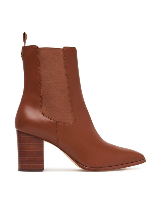 LAUREN RALPH LAUREN Členková obuv LAUREN RALPH LAUREN Rlyn Bte Hl Bo Bte 802P15661001 Hnedá
