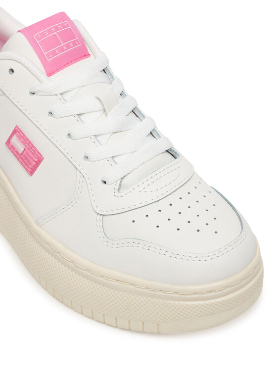 Tommy Jeans Sneakers Tommy Jeans Tjw Basket Flatform EN0EN02981 Alb