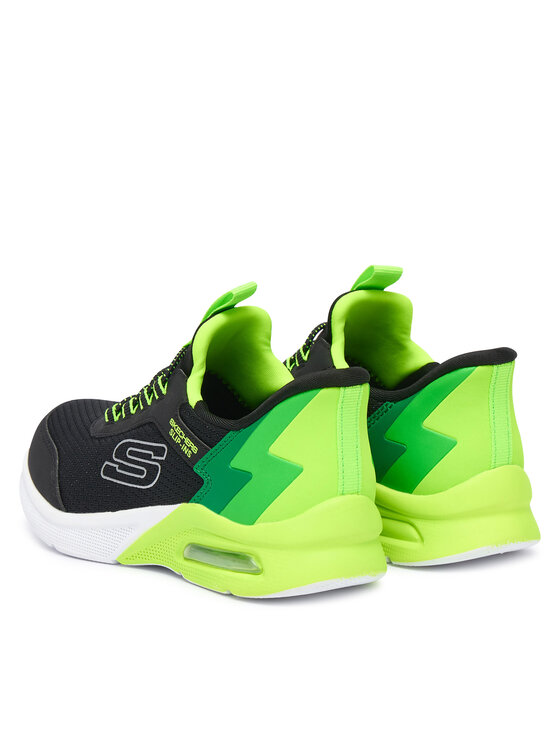 Skechers Снікерcи Skechers MICROSPEC MAX - BRISK-STRIPE 403890L/BKLM Чорний