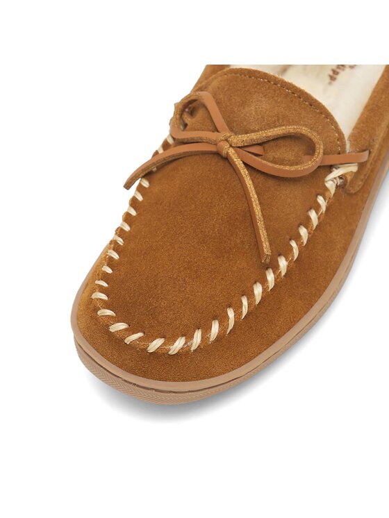 MYSLIPPERS Kapcie MYSLIPPERS MPF20WID001B-W Brązowy