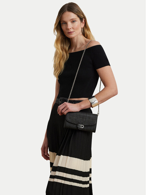 LAUREN RALPH LAUREN Дамска чанта LAUREN RALPH LAUREN 432966881002 Черен