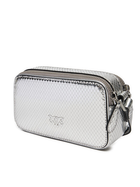 PINKO Дамска чанта PINKO Camera Case AI 24-25 PLTT 102810 A1VG Сребрист