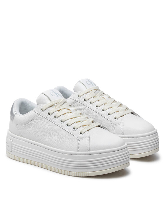 Calvin Klein Jeans Sneakers Calvin Klein Jeans Bold Flatf Low Mix Ohb YW0YW01632 Bianco