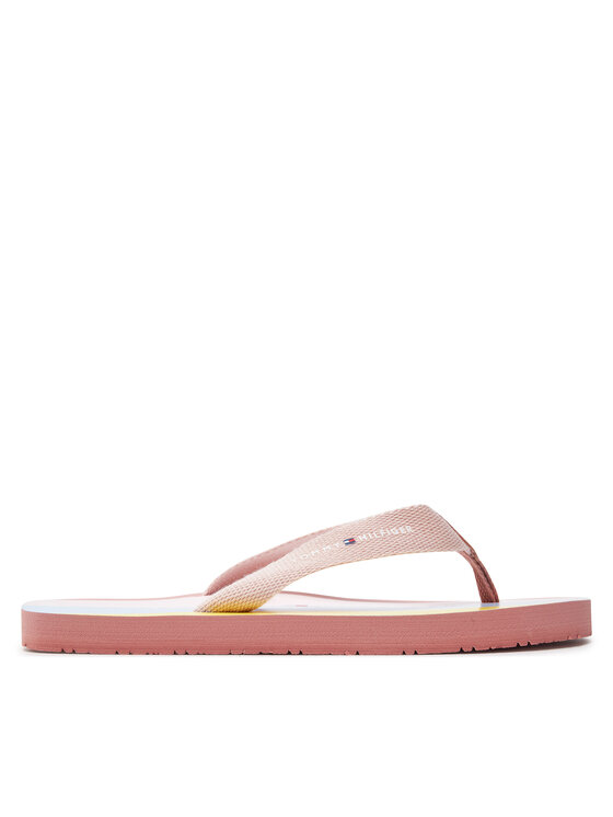 Tommy Hilfiger Джапанки Tommy Hilfiger Flip Flop T3A8-33293-0058 S Цветен
