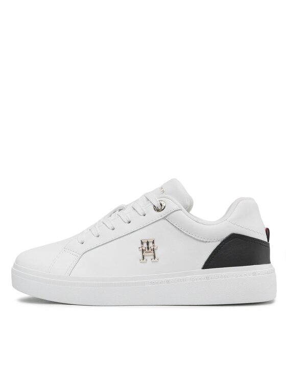 Tommy Hilfiger Sneakers Tommy Hilfiger Th Court Sneaker FW0FW06854 Bianco