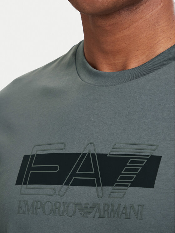 EA7 Emporio Armani EA7 Emporio Armani Camiseta 7M002415 AF10375 M8011 Gris Regular Fit