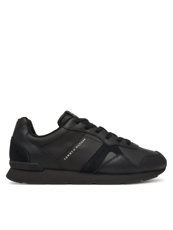 Tommy Hilfiger Αθλητικά Tommy Hilfiger T Hilfiger Core Lth Runner FM0FM06002 Μαύρο