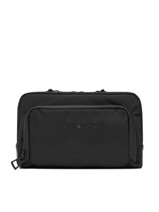 Tommy Hilfiger Kozmetická taštička Tommy Hilfiger Th Travel Washbag AM0AM13950 Čierna