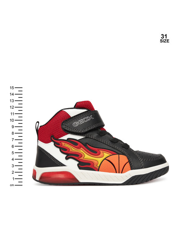 Geox Sneakersy Geox J Inek J569CC 05411 C0048 S Czarny