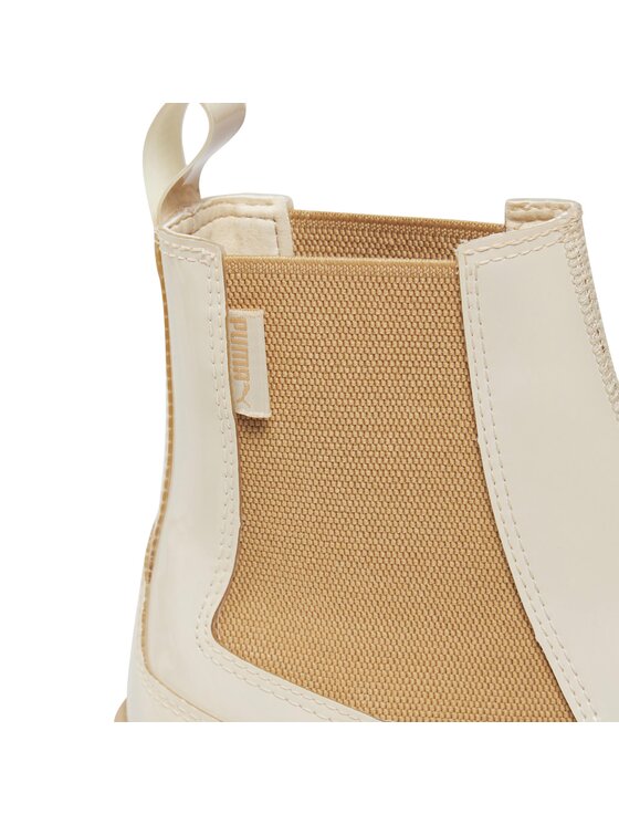 Puma Kotníková obuv s elastickým prvkem Puma Mayze Chelsea Jelly Wns 393626 03 Bílá