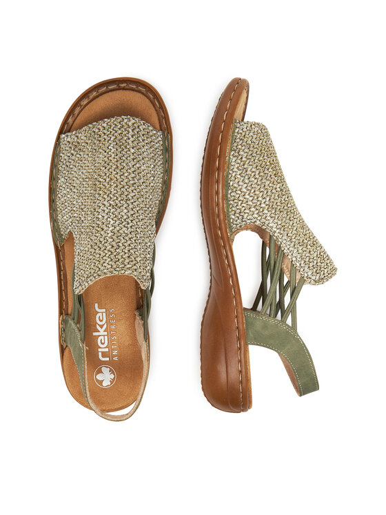 Rieker Sandale Rieker 60843-52 Zelena