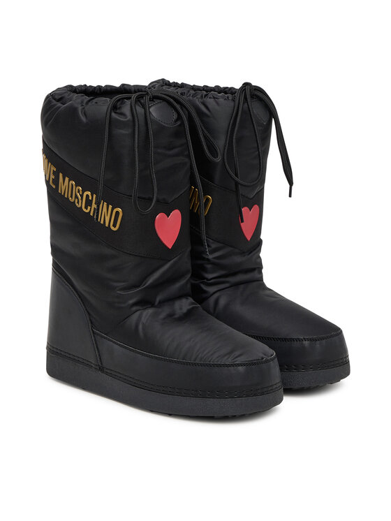 LOVE MOSCHINO Апрески LOVE MOSCHINO JA24032G0NISY000 Черен