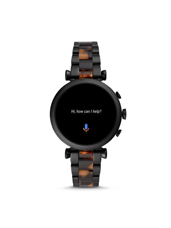 Fossil Smartwatch Fossil Sloan Hr FTW6042 Черен
