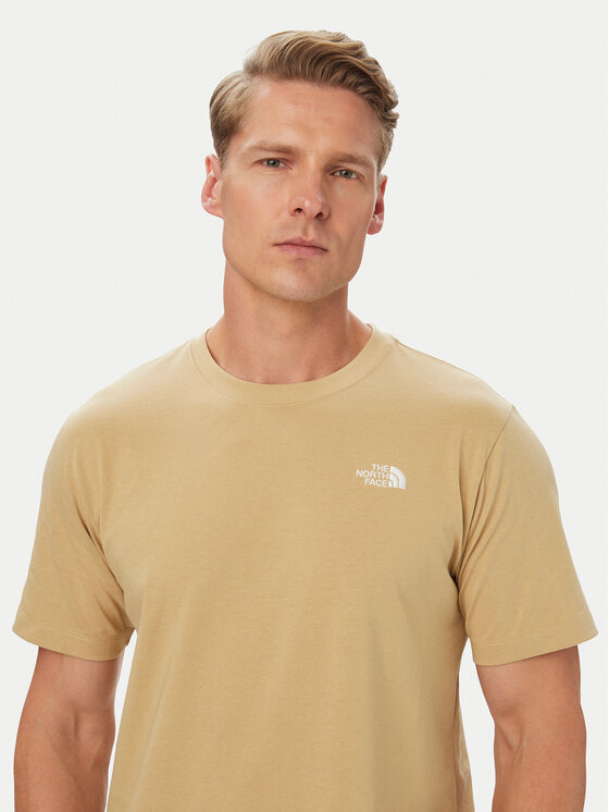 The North Face The North Face Camiseta Evolution Simple Dome NF0A8CZ2 Amarillo Regular Fit