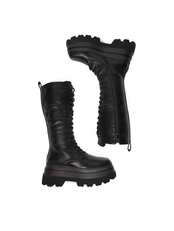 DeeZee Čižmy DeeZee 2163-2 Čierna