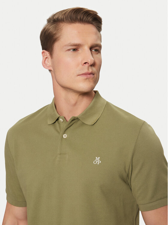 Marc O'Polo Marc O'Polo Polo B21223053092 Kaki Regular Fit