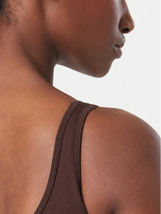 adidas adidas Sujetador deportivo Essentials 3 Stripes Seamless Bralette KZ4107 Marrón