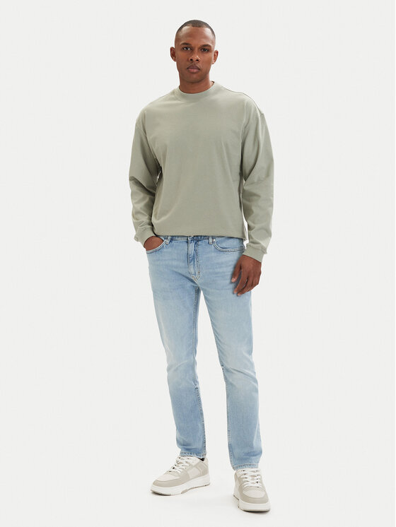 HUGO HUGO Longsleeve Daposo 50511029 Svetlozelena Relaxed Fit
