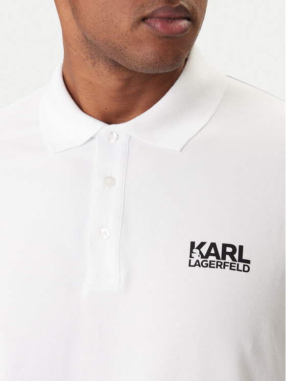 KARL LAGERFELD KARL LAGERFELD Polo 745780 500235 Blanco Regular Fit
