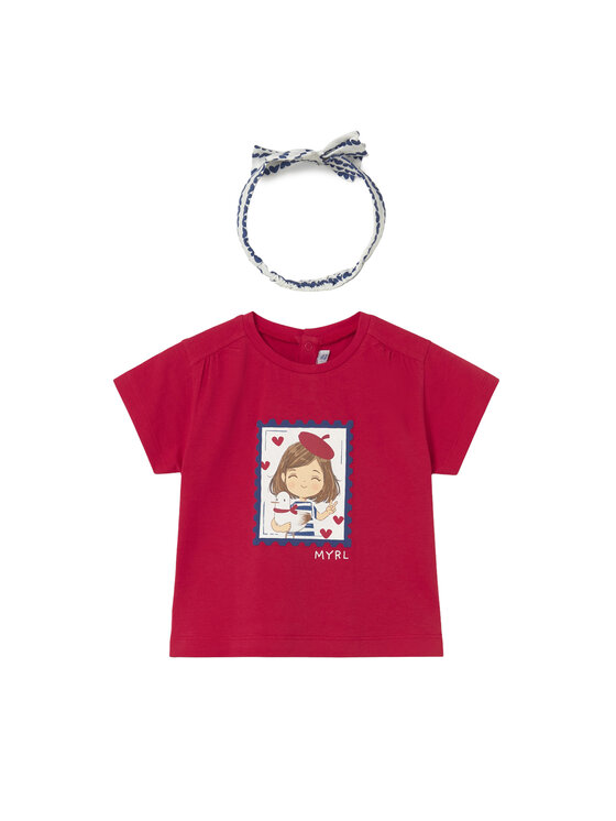 Mayoral Mayoral Camiseta 1081 Rojo Regular Fit