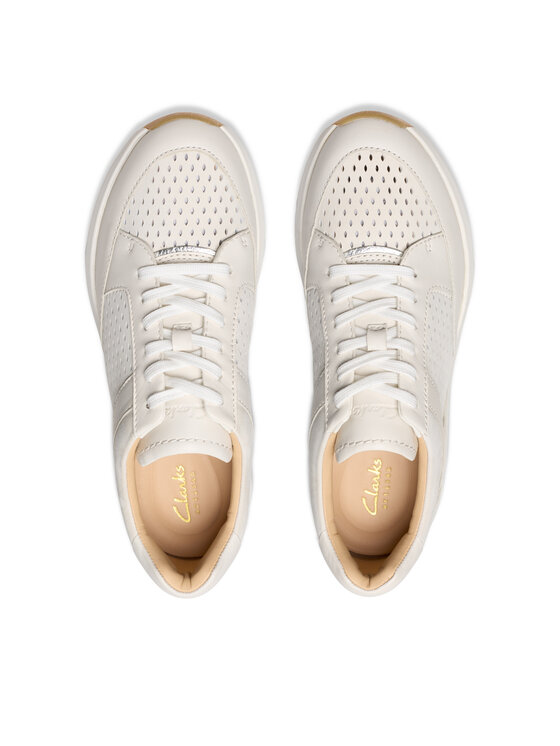 Clarks Снікерcи Clarks Tivoli Walk 26181361 Білий