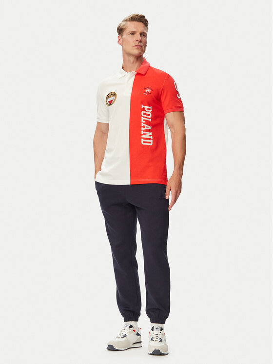 Beverly Hills Polo Club Beverly Hills Polo Club Поло F-SS26M-P0005 Білий Regular Fit