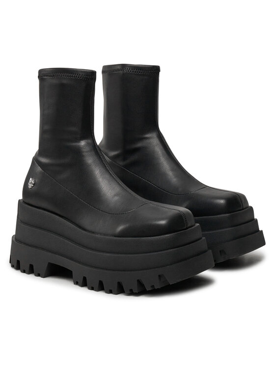 Naked Wolfe Botine Naked Wolfe Sassy Negru