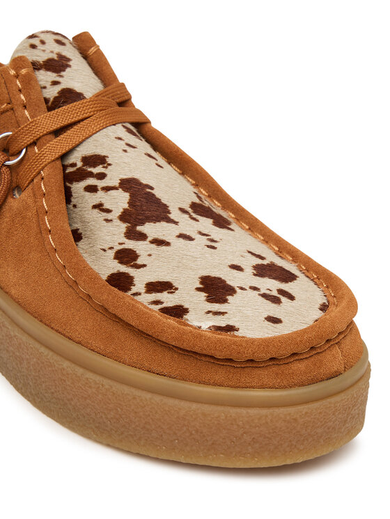 Clarks Туфлі Clarks Boxbee Walla. 26329295 Коричневий
