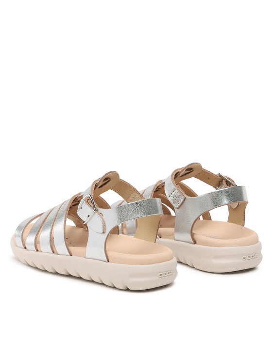 Geox Sandali Geox J Sandal Soleima Gir J35GSB000CFC1007 M Argento