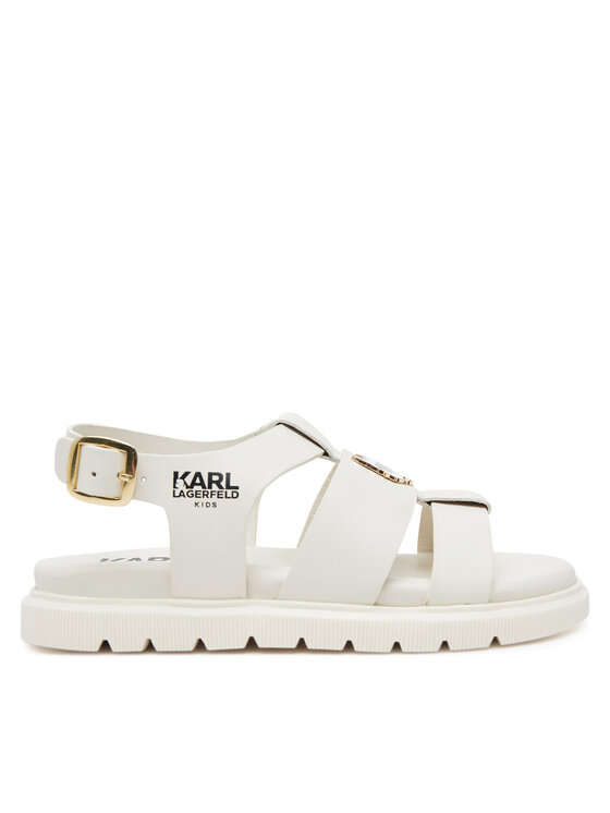 Karl Lagerfeld Kids Sandali Karl Lagerfeld Kids Z30372 M Écru