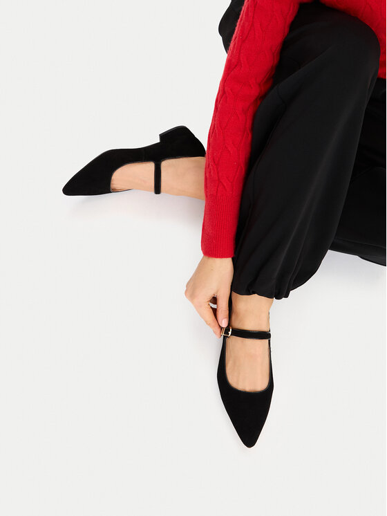 U.S. Polo Assn. Baleriny U.S. Polo Assn. EO-MILLA001W/GL1 Czarny