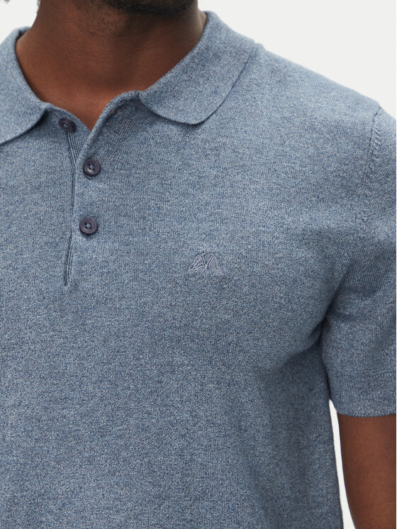 Lindbergh Lindbergh Polo marškinėliai 30-800159 Mėlyna Slim Fit