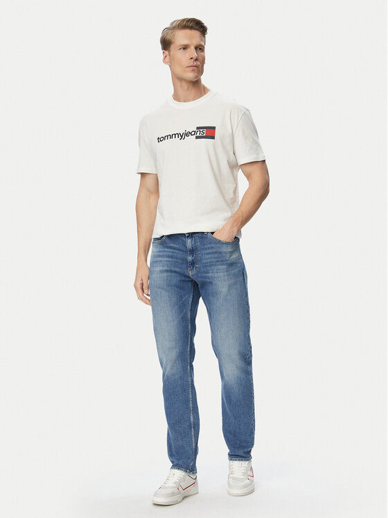 Tommy Jeans Tommy Jeans Camiseta Entry Dna DM0DM23406 Blanco Regular Fit