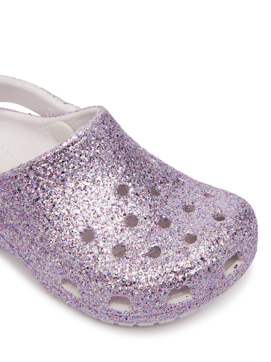 Crocs Шльопанці Crocs Classic Chunky Glitter Clog T 211940 Фіолетовий