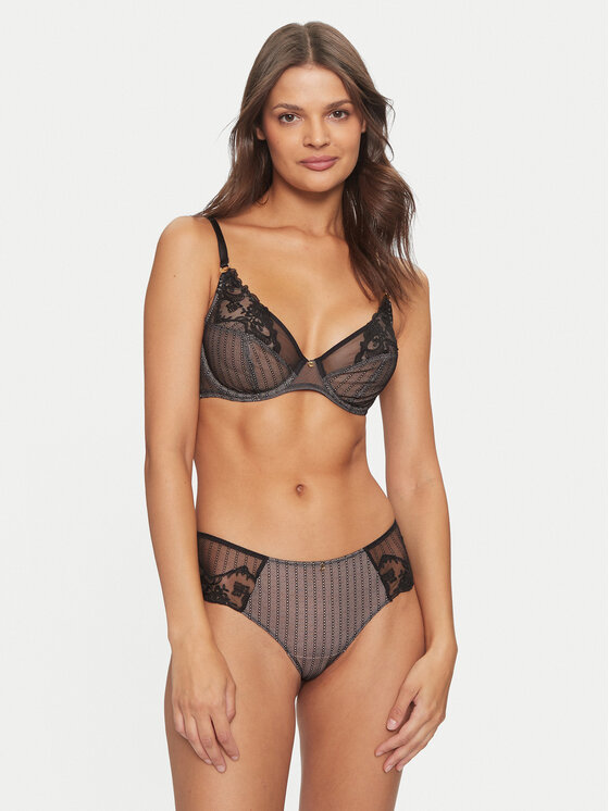 Chantelle Chantelle Reggiseno con ferretto Cabaret Sauvage C13YM0 Nero