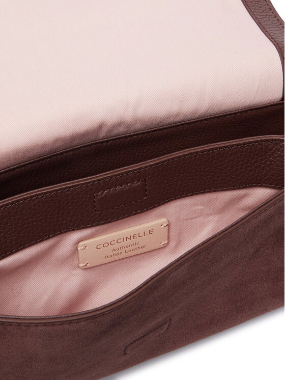 Coccinelle Torebka Coccinelle P6P Boheme Suede Bimaterial E1 P6P 12 01 01 Bordowy