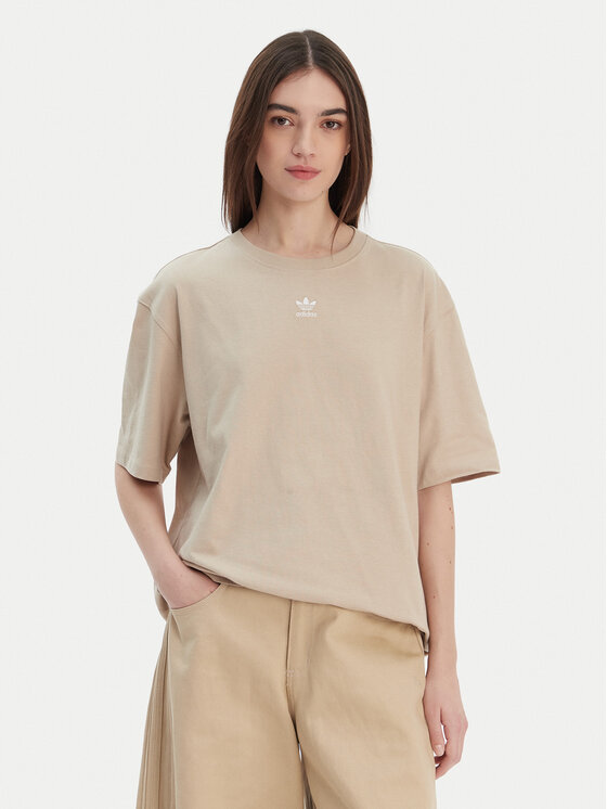 adidas adidas Camiseta Essentials Boyfriend KD1368 Beis Oversize