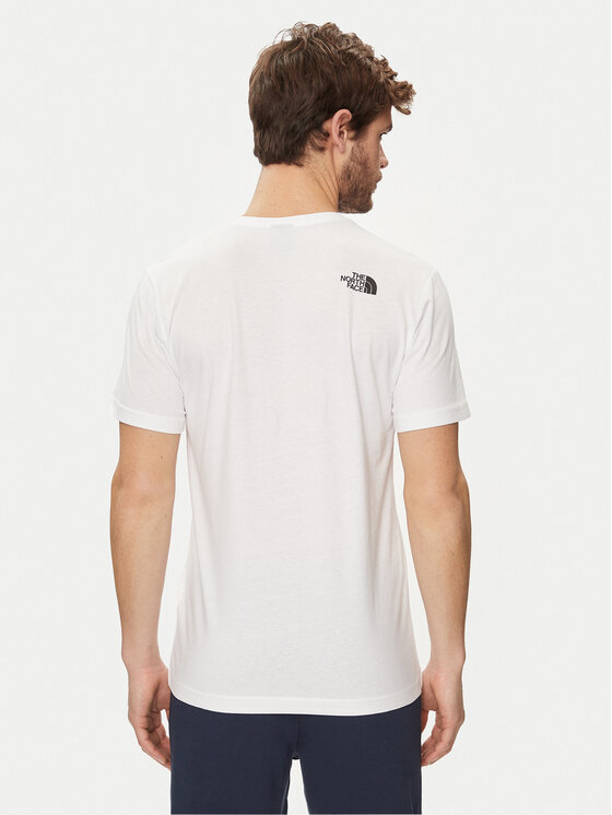The North Face The North Face Póló Never Stop NF0A87NS Fehér Regular Fit