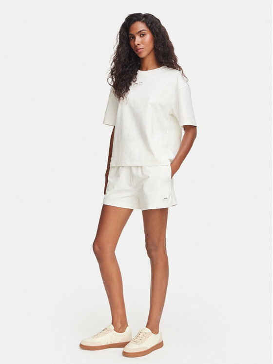 HUGO HUGO Camiseta Signature 50556807 Crema Regular Fit