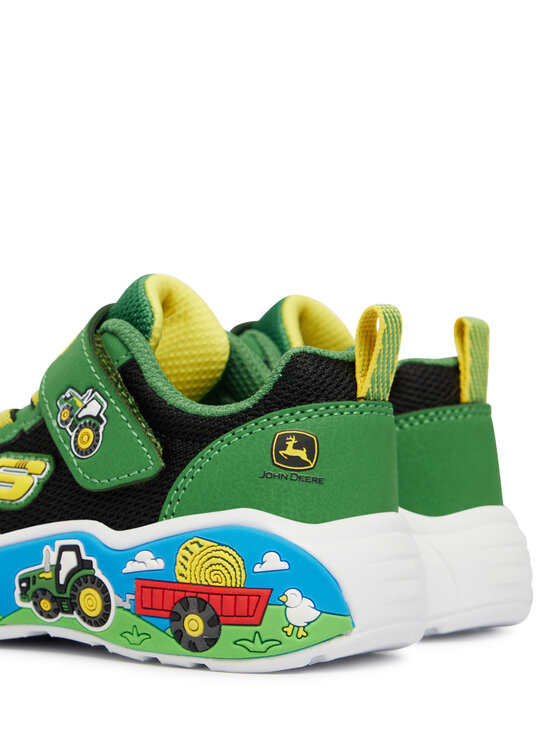Skechers Снікерcи Skechers John Deere: Play Scene - Barn-Squad Buddies 407065N/GNBK Зелений