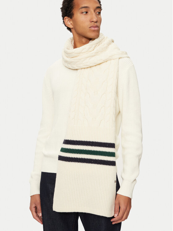 Tommy Hilfiger Зимен шал Tommy Hilfiger AM0AM12831 Екрю