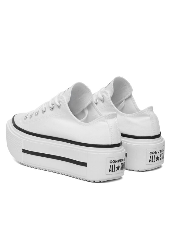 Converse Plátenky Converse Chuck Taylor All Star Lift Double Stack Platform A15491C Biela