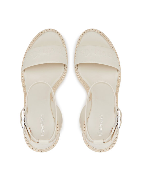 Calvin Klein Espadrilles Calvin Klein Wedge Sandal 70 - He HW0HW02376 Fehér