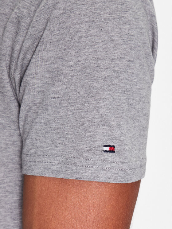 Tommy Hilfiger Tommy Hilfiger T-shirt UM0UM02916 Siva Regular Fit