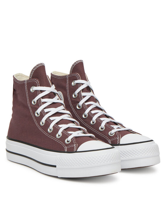 Converse Modne superge Converse Chuck Taylor All Star Lift Platform A10646C Bordo rdeča